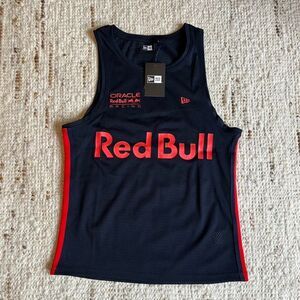 Red Bull Racing F1 Basketball Mesh Tank Top Jersey Navy Blue Red Verstappen Hat
